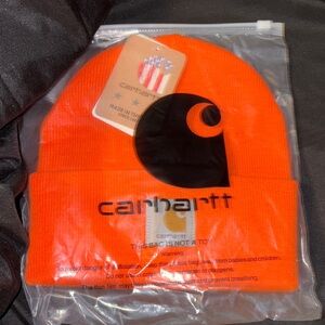 Carhartt Bright Orange Knit Hat